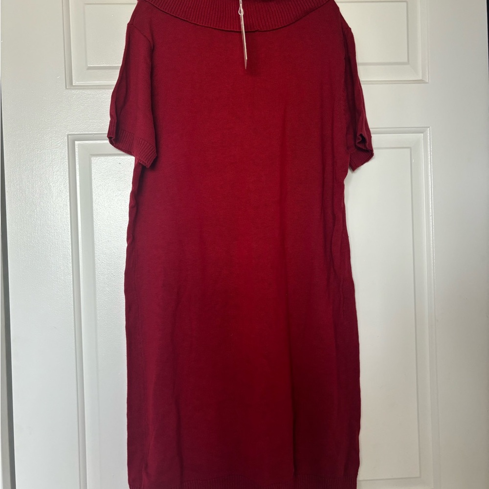 Cotton red dress